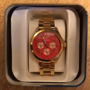 Fossil Cecile Rose Gold Stainless Steel Watch 40mm